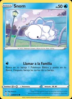 Snom card in Spanish