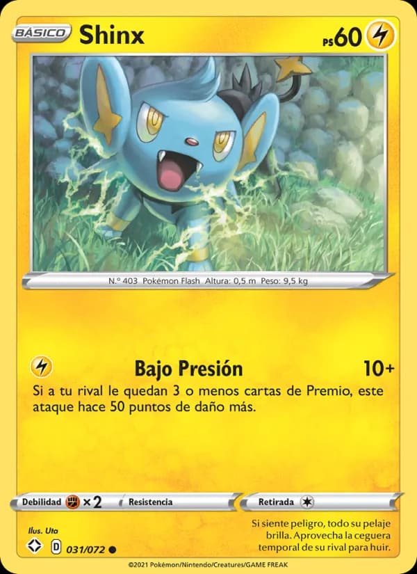 Shinx card in Spanish