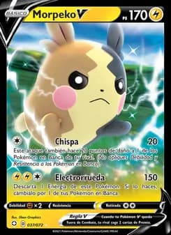 Morpeko V card in Spanish