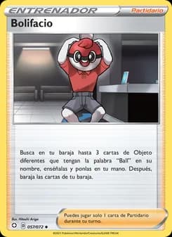 Bolifacio card in Spanish