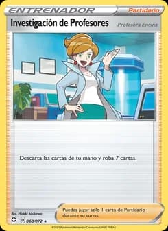 Investigación de Profesores card in Spanish
