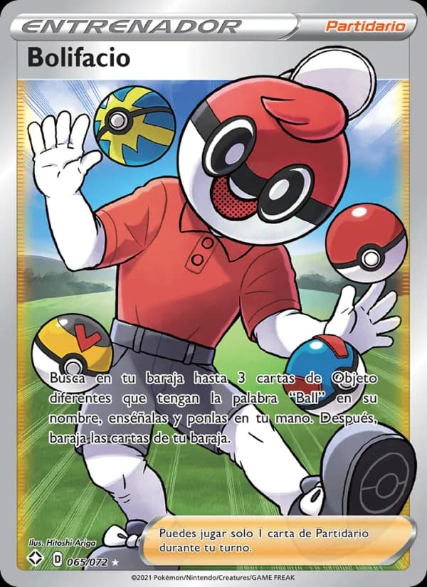 Bolifacio card in Spanish
