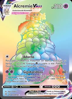 Alcremie VMAX card in Spanish