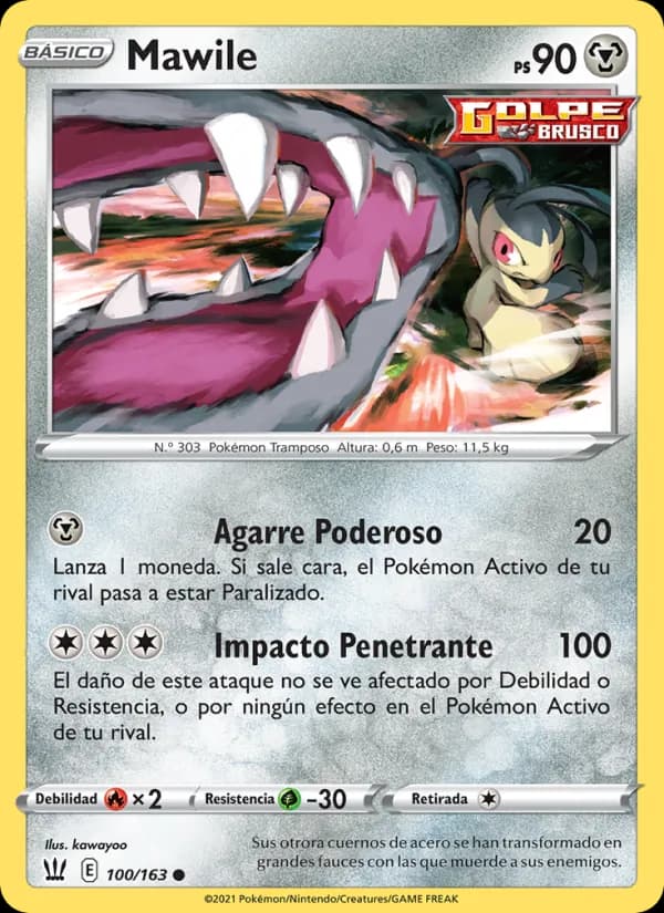 Mawile card in Spanish