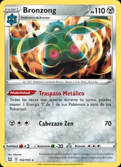 Bronzong card in Spanish