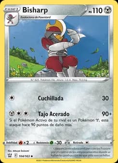 Bisharp card in Spanish