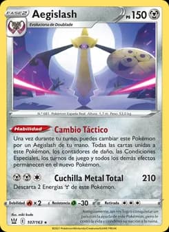Aegislash card in Spanish