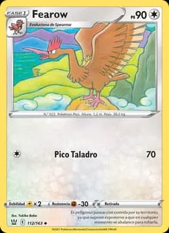 Fearow card in Spanish