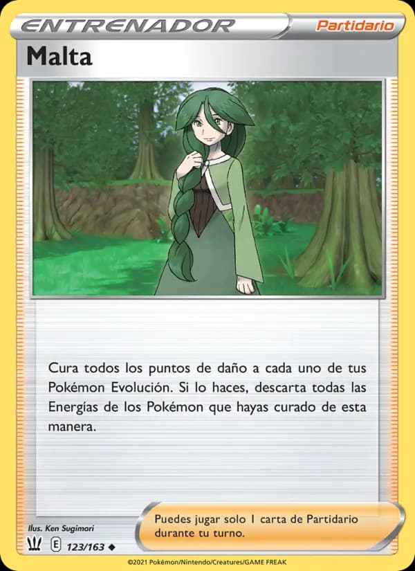 Malta card in Spanish