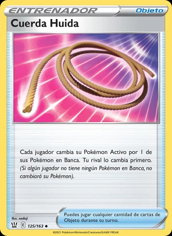 Cuerda Huida card in Spanish