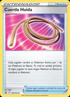 Cuerda Huida card in Spanish