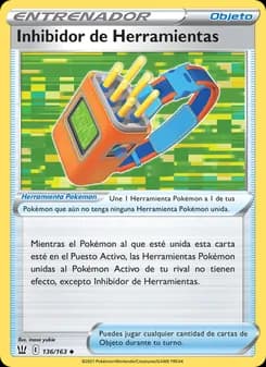 Inhibidor de Herramientas card in Spanish