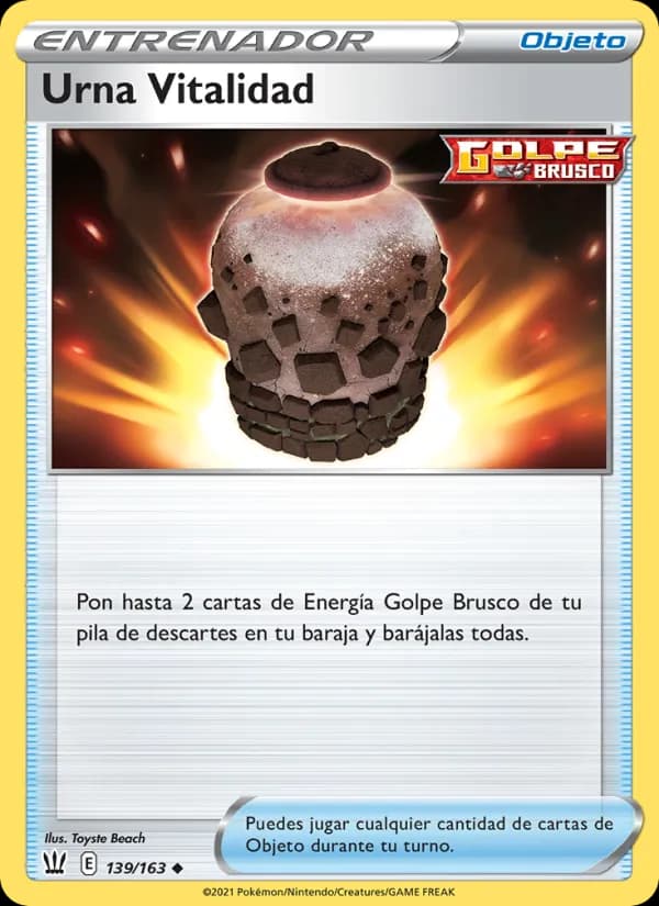 Urna Vitalidad card in Spanish