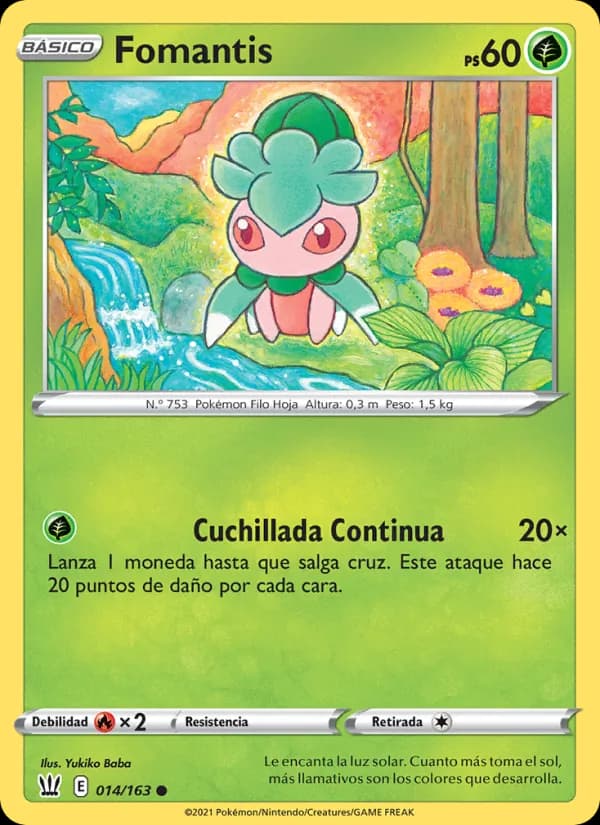 Fomantis card in Spanish