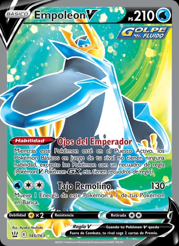Empoleon V card in Spanish