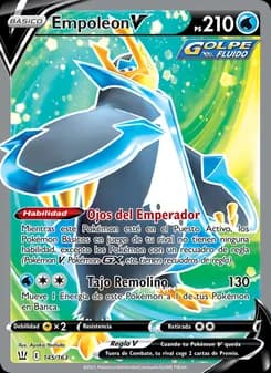 Empoleon V card in Spanish
