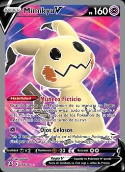Mimikyu V card in Spanish