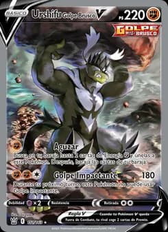 Urshifu Golpe Brusco V card in Spanish