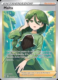 Malta card in Spanish