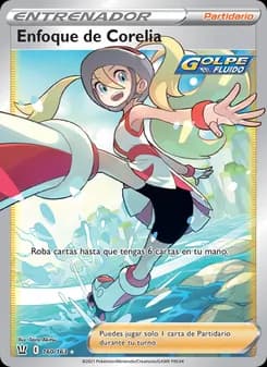 Enfoque de Corelia card in Spanish