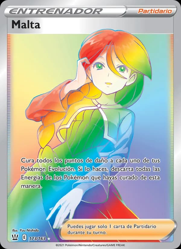 Malta card in Spanish