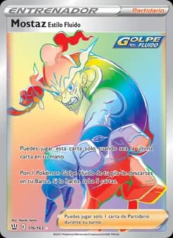 Mostaz Estilo Fluido card in Spanish