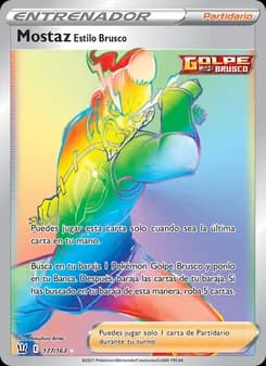 Mostaz Estilo Brusco card in Spanish