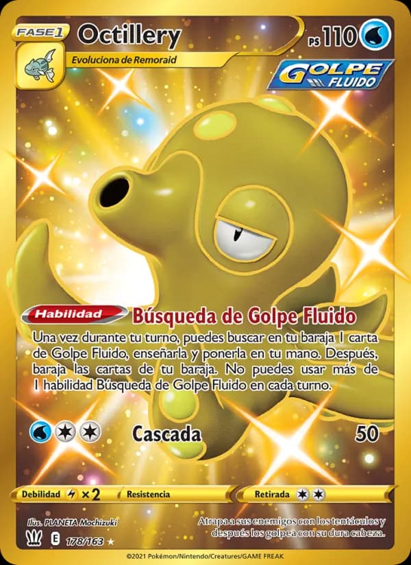 Octillery card in Spanish