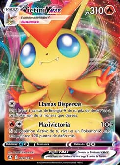 Victini VMAX card in Spanish