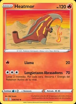 Heatmor card in Spanish
