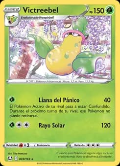 Victreebel card in Spanish