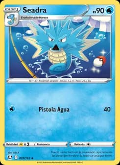 Seadra card in Spanish