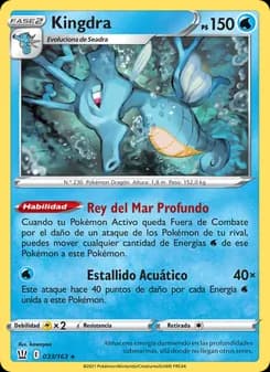 Kingdra card in Spanish