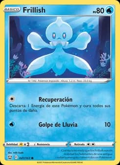 Frillish card in Spanish