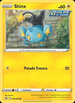 Shinx card in Spanish