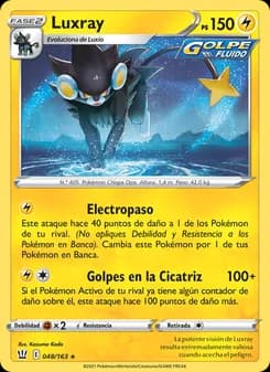Luxray card in Spanish