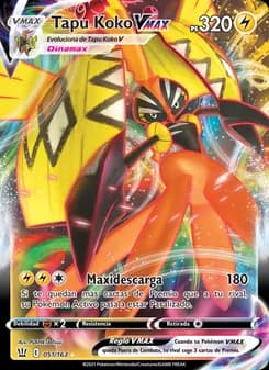 Tapu Koko VMAX card in Spanish