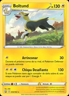 Boltund card in Spanish