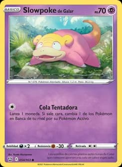 Slowpoke de Galar card in Spanish