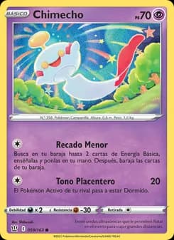 Chimecho card in Spanish