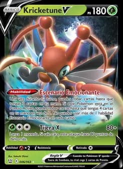 Kricketune V card in Spanish