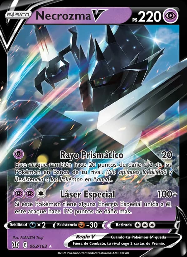 Necrozma V card in Spanish
