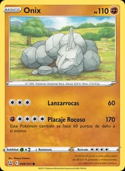 Onix card in Spanish