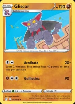 Gliscor card in Spanish