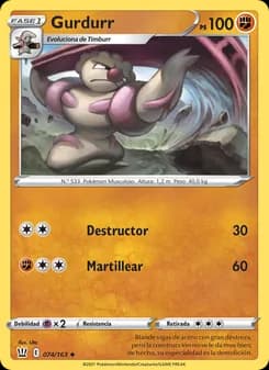 Gurdurr card in Spanish