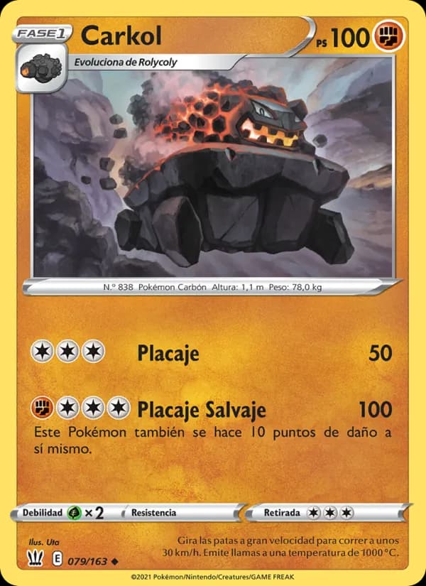Carkol card in Spanish