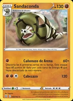 Sandaconda card in Spanish