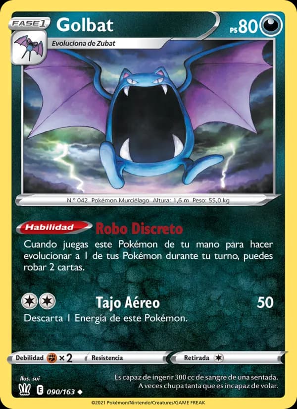 Golbat card in Spanish