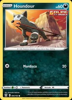 Houndour card in Spanish