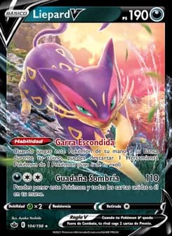 Liepard V card in Spanish